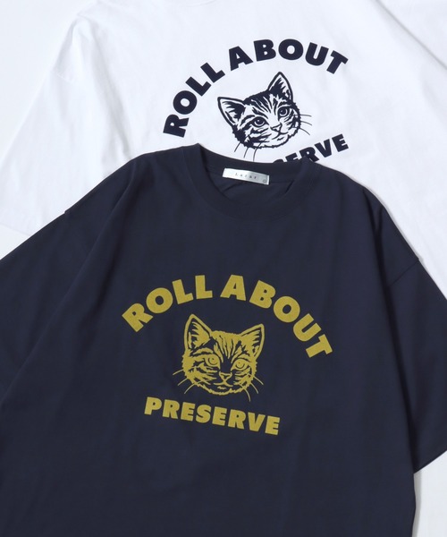 Lazar（ラザル） tシャツ 半袖 別注 Animal Flocky Tee/オーバーサイズ