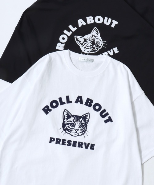 Lazar（ラザル） tシャツ 半袖 別注 Animal Flocky Tee/オーバーサイズ