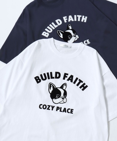 Lazar（ラザル） tシャツ 半袖 別注 Animal Flocky Tee/オーバーサイズ
