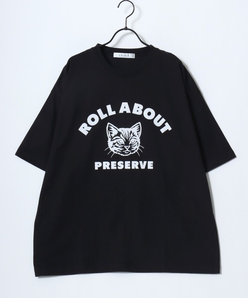 Lazar（ラザル） tシャツ 半袖 別注 Animal Flocky Tee/オーバーサイズ