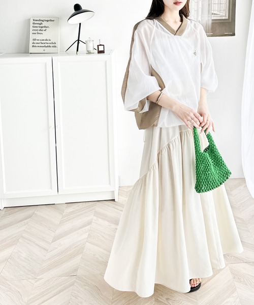 「classicalelf」 長袖ブラウス X-LARGE オフホワイト レディース_画像3