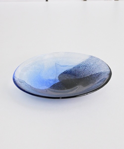 【極レア】18万円 作家モノ 大皿 ガラス MILLION CARATS（ミリオンカラッツ） 食器 「江戸硝子・手作り・日本製