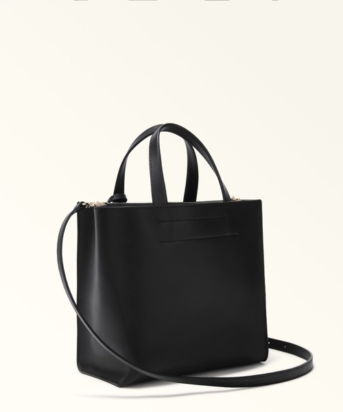 FURLA メッシュトートバッグ ブラック FURLA（フルラ） トートバッグ 小さめ ディバイデッド (Furla Divide