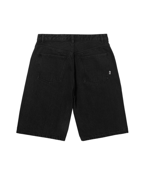 HUF ハフ ブラック デニム ハーフパンツ HUF（ハフ） デニムハーフパンツ 36inch ブラック系その他 メンズ