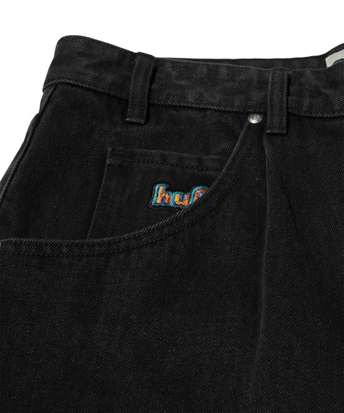 HUF（ハフ） デニムハーフパンツ 36inch ブラック系その他 メンズ