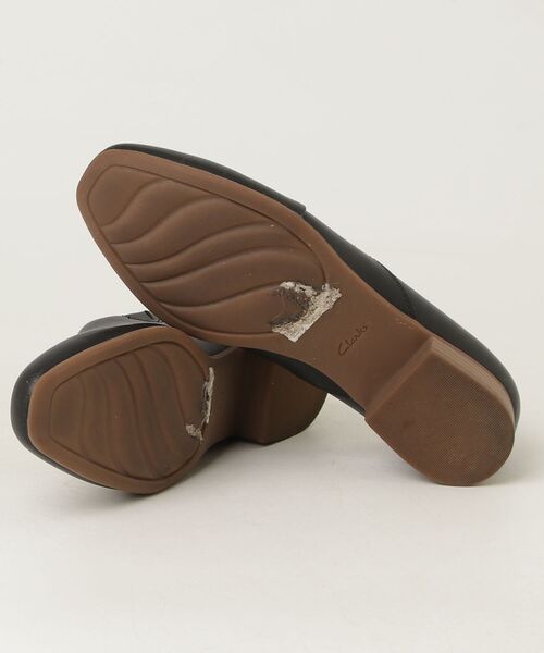 「Clarks」 フラットパンプス 5 ブラック レディース_画像3