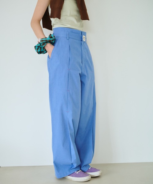 「common gull products.」 スラックス SMALL ライトグレー レディース_画像2