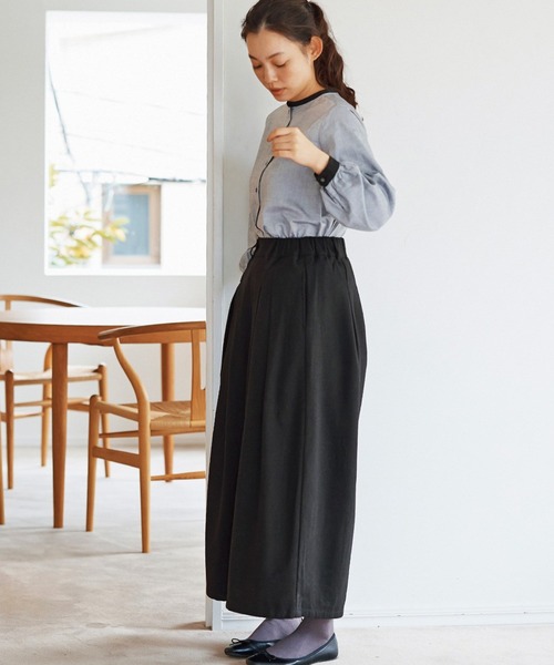 「and myera」 長袖ブラウス MEDIUM グレー レディース_画像4