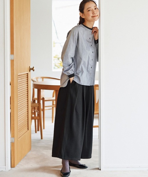 「and myera」 長袖ブラウス MEDIUM グレー レディース_画像7