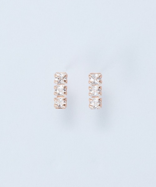 冬限定/To the Light] K10YG プレシャスストーン ピアス