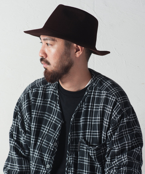 RACAL 帽子 ハット Italy Velor Fedora Hat / イタリーベロア