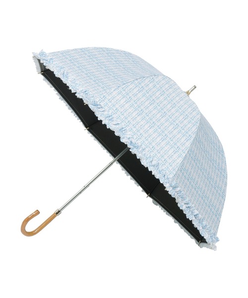 LANVIN en Bleu 日傘 uvカット 傘 遮光 晴雨兼用日傘 長傘