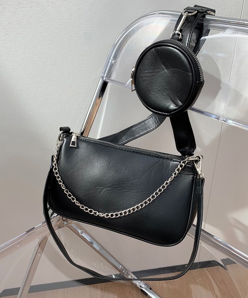 ☆人気☆【 】☆CKJ チェーンポーチトートバッグ☆ ☆人気☆【Calvin Klein】☆CKJ チェーンポーチトートバッグ☆