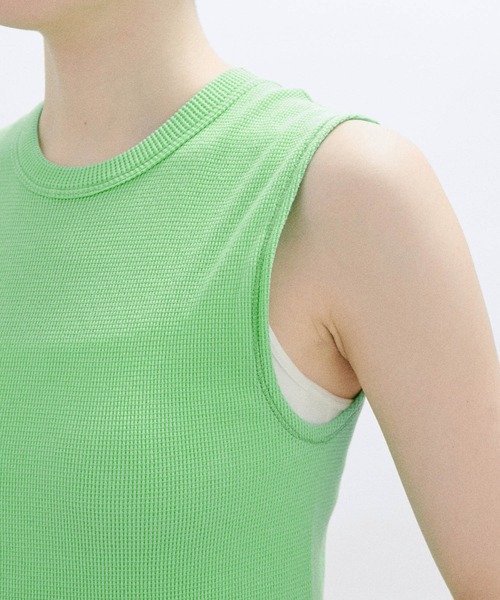 SALON adam et rope' tシャツ 「Smile Cotton」ノースリーブプル