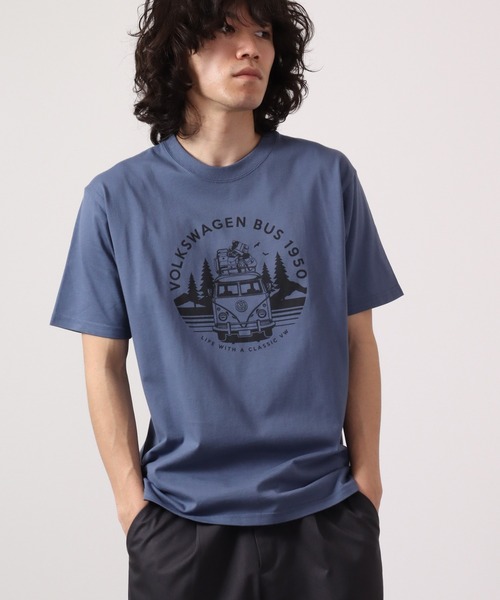 フォルクスワーゲン tシャツ VOLKS WAGEN プリントクルーネック フォルクスワーゲン tシャツ VOLKS WAGEN プリントクルーネック