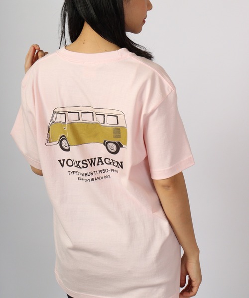 フォルクスワーゲン tシャツ VOLKS WAGEN プリントクルーネック