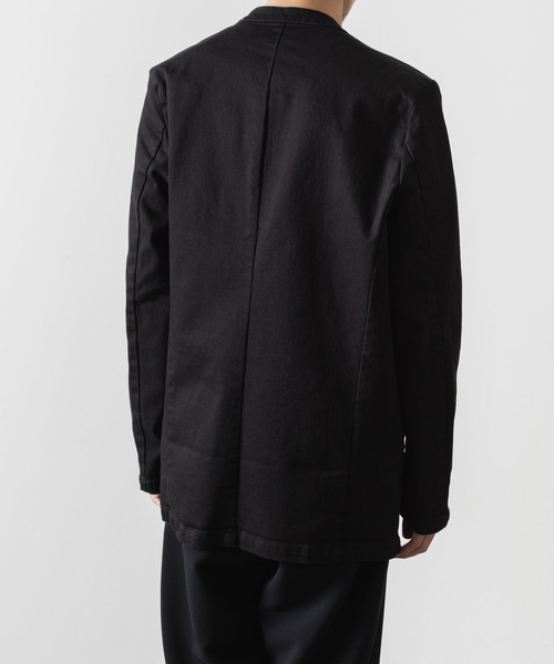 ATTACHMENT ジャケット ノーカラージャケット スーピマコットン