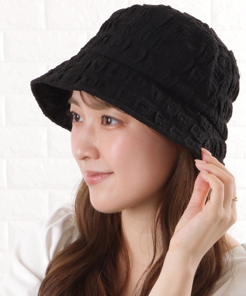 冬ギフト セ Lace くしゅデザインバケットハット ハット 帽子 Ladies スタイリング剤