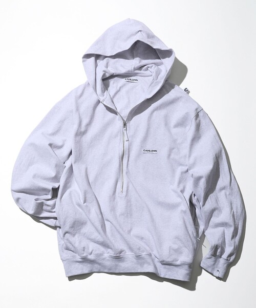 CAHLUMN（カウラム） パーカー Heavy Weight Jersey 3/4-Zip Hoodie