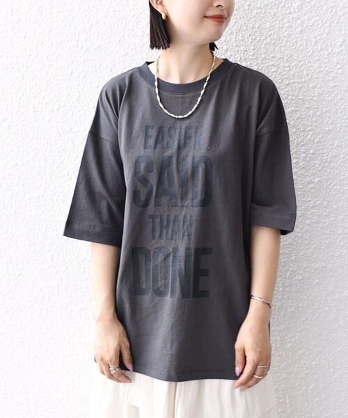 tomoships別注/ロゴTシャツ/新品/レディース/ SHIPS｜【SHIPS別注】81BRANCA:5分袖 ロゴ TEE 24SS | Rakuten