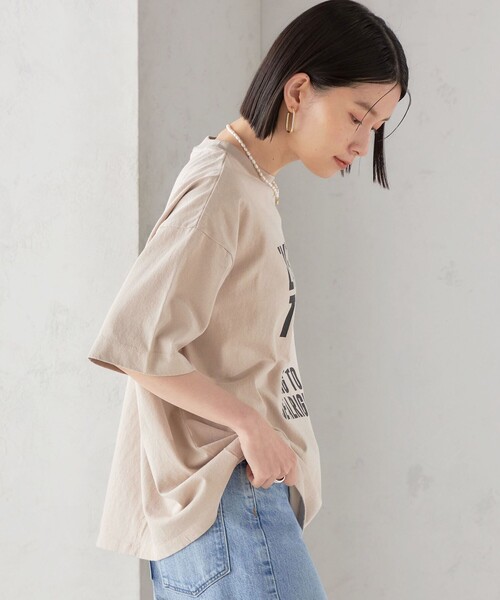 81BRANCA tシャツ 「SHIPS別注」81BRANCA:5分袖 ロゴ TEE 24SS