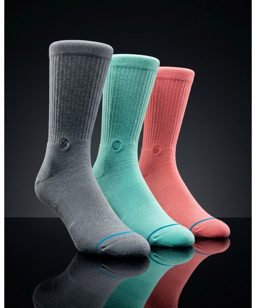 STANCE（スタンス） 靴下 「STANCE/スタンス」ICON 3 PACK 3Pバック