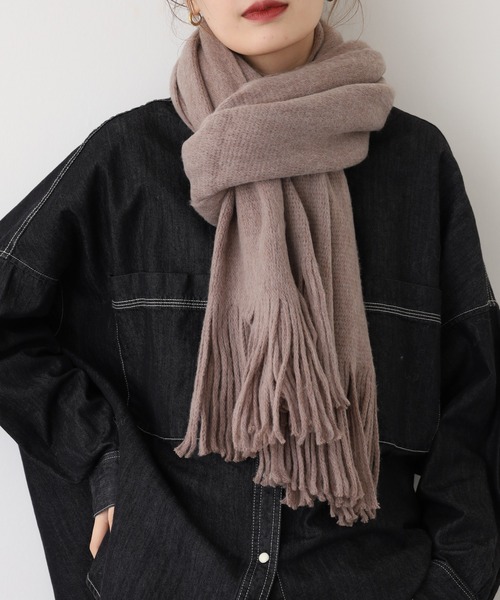 FUNALIVE（ファンアライブ） ストール マフラー PAGE ONE ミンクタッチ