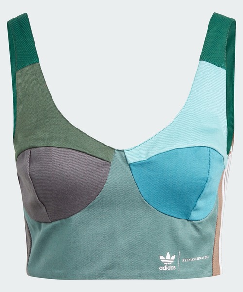 adidasリメイクトップス adidas tシャツ Tシャツ adidasxKSENIASCHNAIDER リプロセス