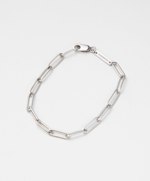 TOM WOOD チェーンブレスレット シルバー TOM WOOD（トムウッド） ブレスレット TOM WOOD Box Bracelet ボックス