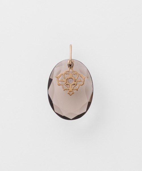 agete K5 ネックレストップ　 スモーキークォーツチャーム 新品未使用 agete チャーム K5スモーキークォーツチャーム レディース : ZOZOTOWN