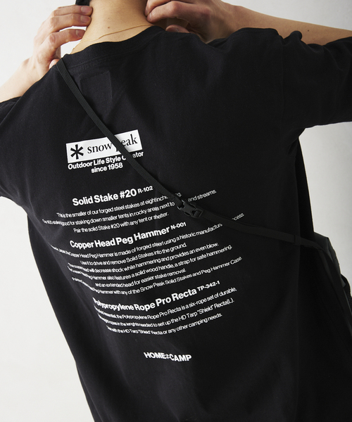 snow peak tシャツ 「SNOW PEAK / スノーピーク」別注 Camp tour