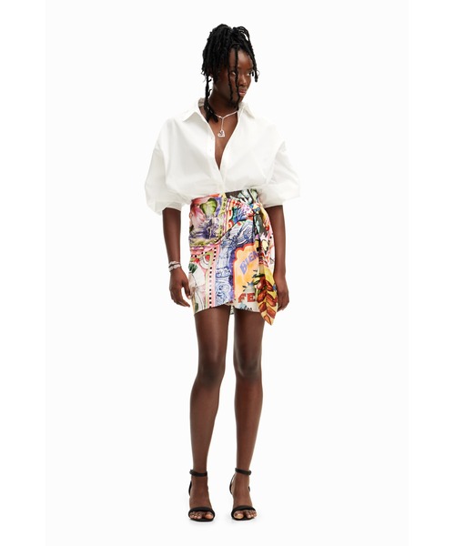Desigual ワンピース Stella Jean ポストカード ハイブリッド