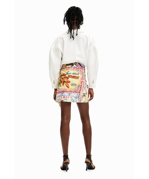 Desigual ワンピース Stella Jean ポストカード ハイブリッド