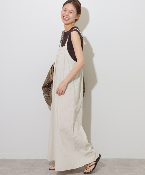☆新品タグ付☆JOURNAL STANDARD relumeギャザーサロペット☆ JOURNAL STANDARD relume｜《追加2》手洗い可 / ギャザー