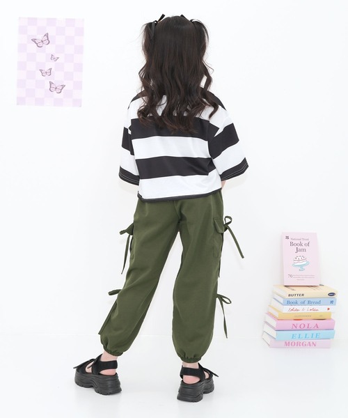 Bee des パンツ サイドリボンカーゴパンツ キッズ 子供服 女の子