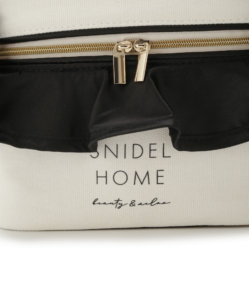 新品未使用 ☆ snidel バニティ SNIDEL HOME ポーチ キャンバスバニティポーチ レディース : ZOZOTOWN