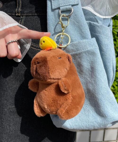 WEGO（ウィゴー） キーホルダー WEGO/カピバラぬいぐるみキーホルダー