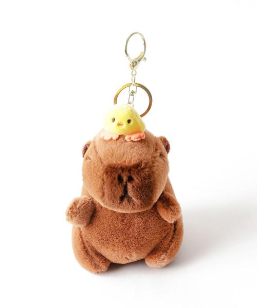 WEGO（ウィゴー） キーホルダー WEGO/カピバラぬいぐるみキーホルダー