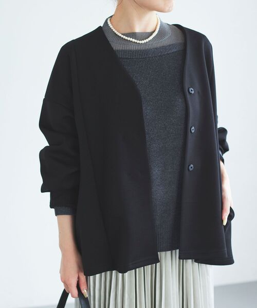 le.coeur blanc（ルクールブラン） ジャケット ノーカラージャケット