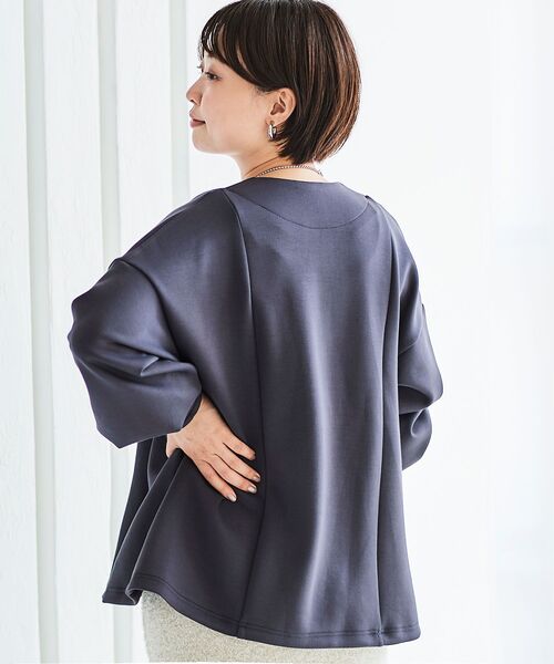 le.coeur blanc（ルクールブラン） ジャケット ノーカラージャケット