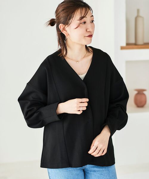 le.coeur blanc（ルクールブラン） ジャケット ノーカラージャケット