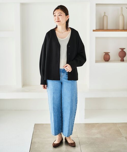 le.coeur blanc（ルクールブラン） ジャケット ノーカラージャケット