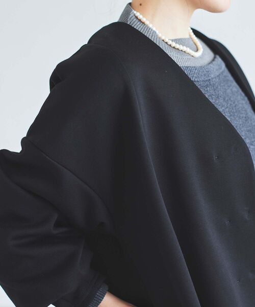 le.coeur blanc（ルクールブラン） ジャケット ノーカラージャケット