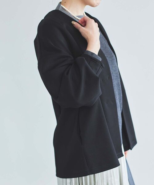 le.coeur blanc（ルクールブラン） ジャケット ノーカラージャケット