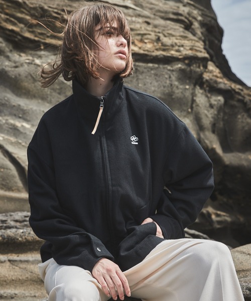 CIASENSE ブルゾン アウター High neck zip-up short blouson
