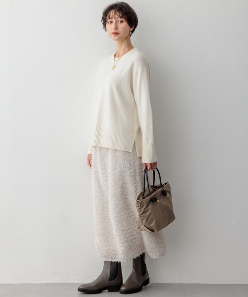 23区（ニジュウサンク） ニット セーター 「洗える」カシミヤブレンド