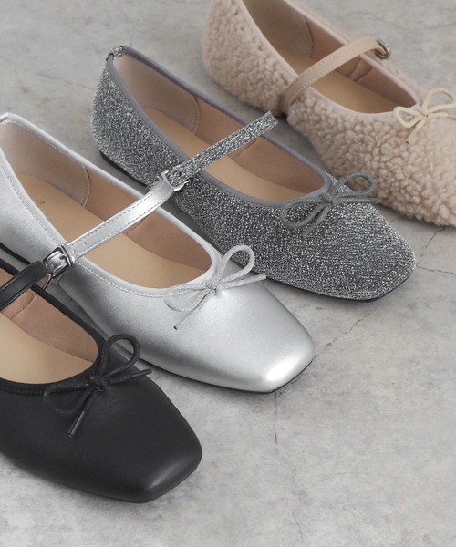 ストラップバレエシューズ FRAMeWORK（フレームワーク） バレエシューズ パンプス PORSELLI