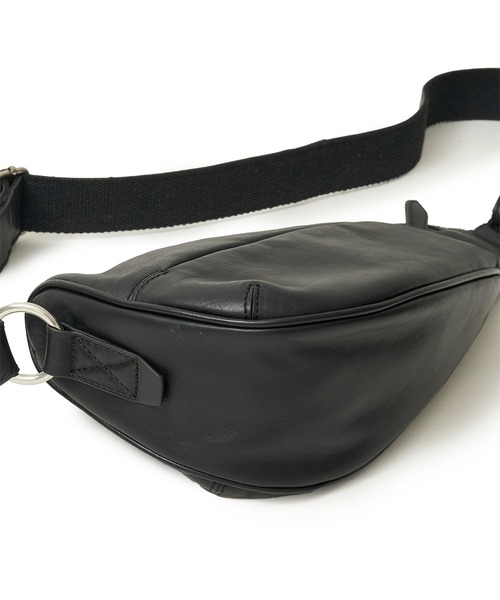 TETE HOMME ウエストポーチ レザーボディバッグ メンズ