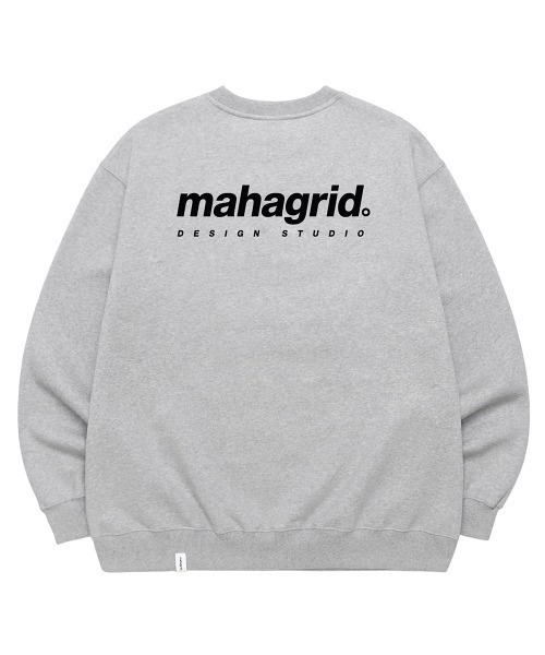 トレーナー スウェット 「mahagrid/マハグリッド」 LOGO LIST SWEATSHIRT/ロゴ リスト スエットシャツ レディース メンズ MAHAGRID トレーナー スウェット 「mahagrid/マハグリッド