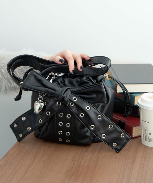 WEGO（ウィゴー） ショルダーバッグ バッグ WEGO/チャーム付きハトメ 